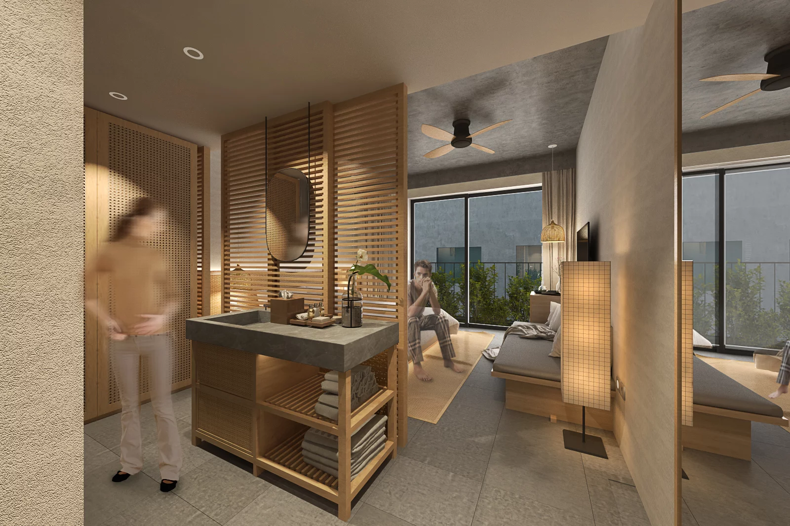 Inside a typical Chicland Hotel room