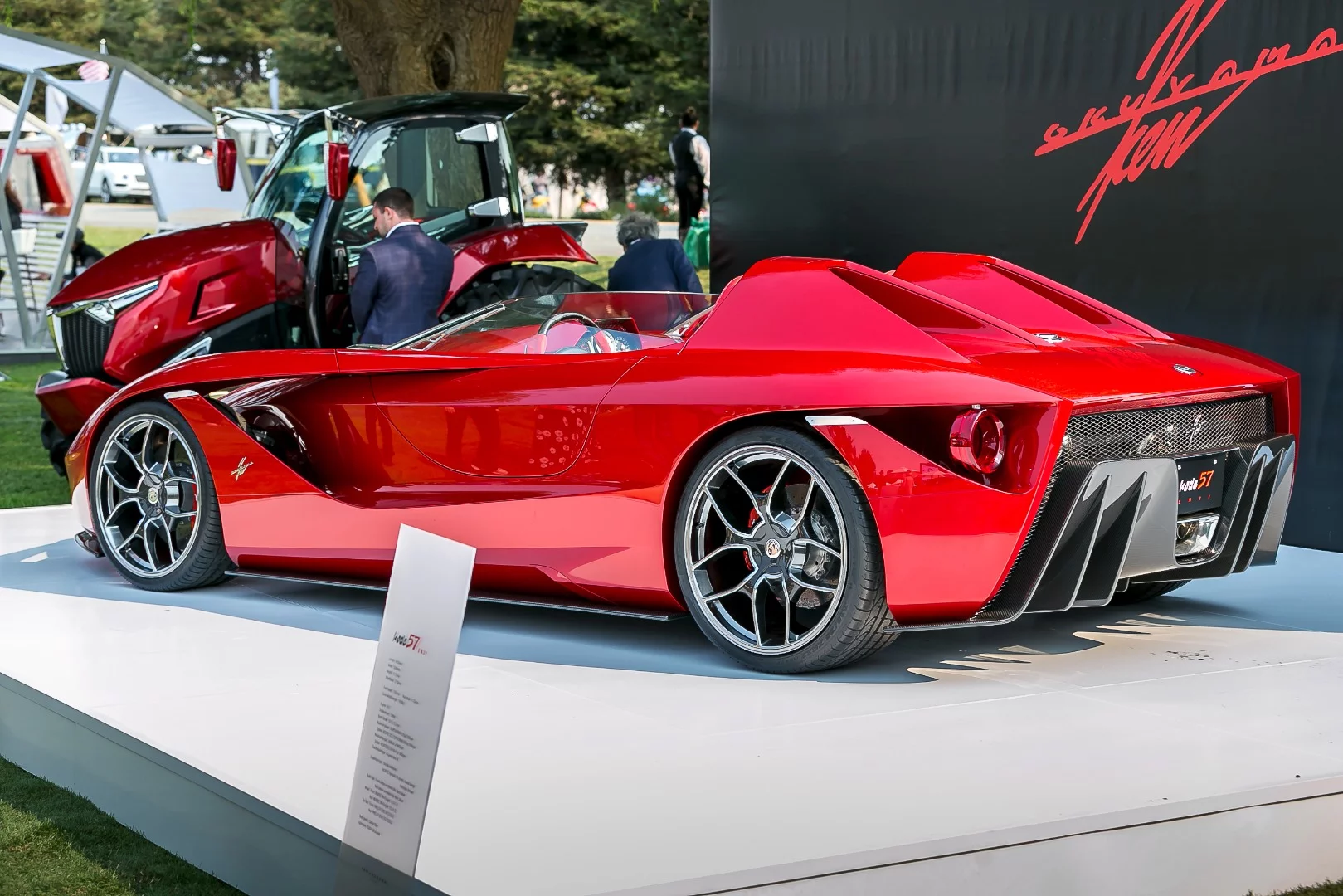Ken Okuyama reveals the Kode57 during Monterey Car Week 2016