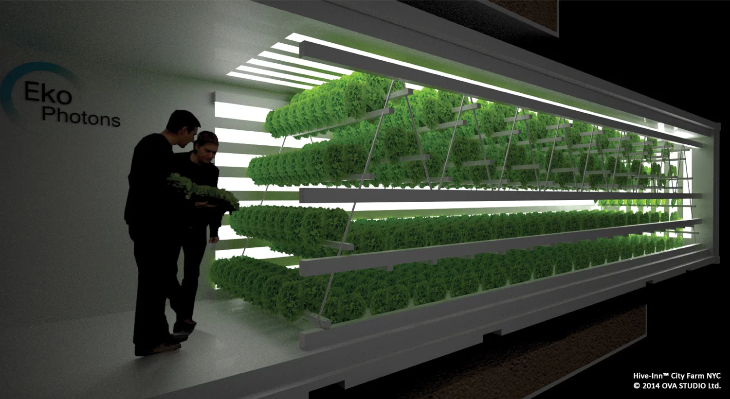 Toilet and animal waste is collected and fed through a "multrum" system to produce compost for feeding plants