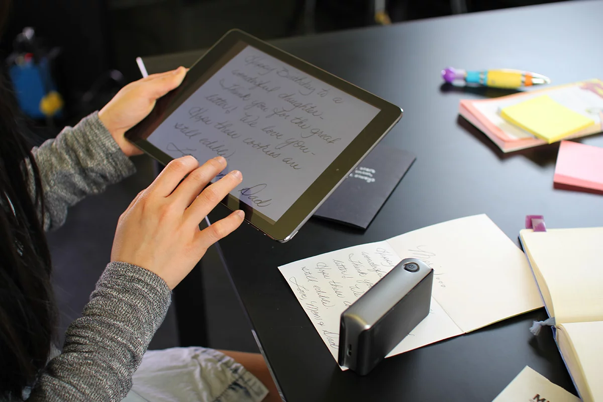 The PocketScan portable wireless scanner is powered by a rechargeable battery that should be good for over 400 scans