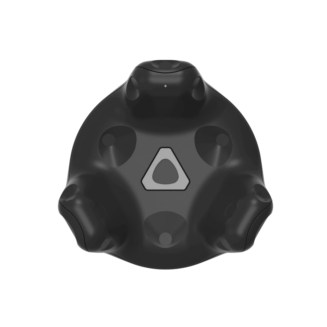 The Vive Tracker weighs just 3 oz (85 g) and measures 3.9 x 1.7 in (10 x 4.2 cm)
