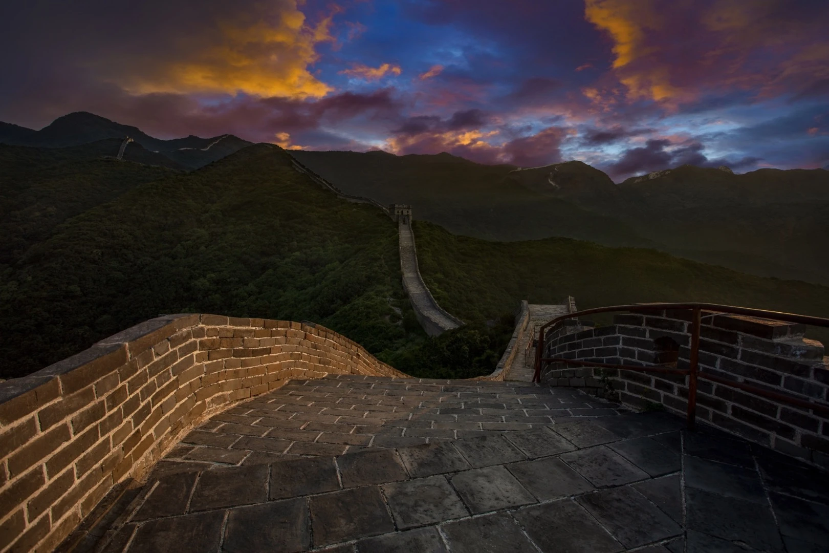The experience will include a sunrise walk along the Great Wall of China