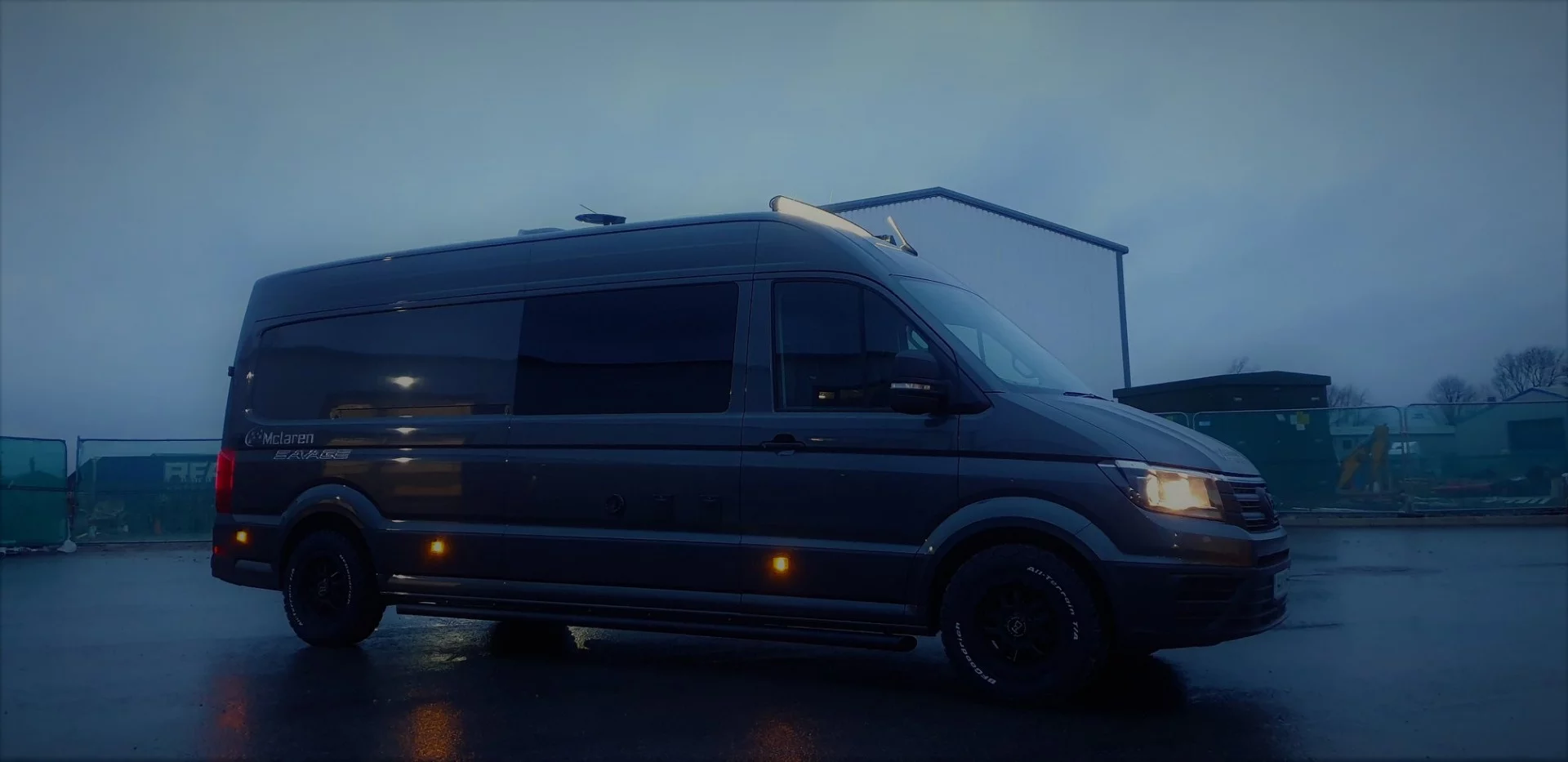 The Volkswagen Savage has a bit of extra illumination power thanks to the 300W roof-mounted lighting bar