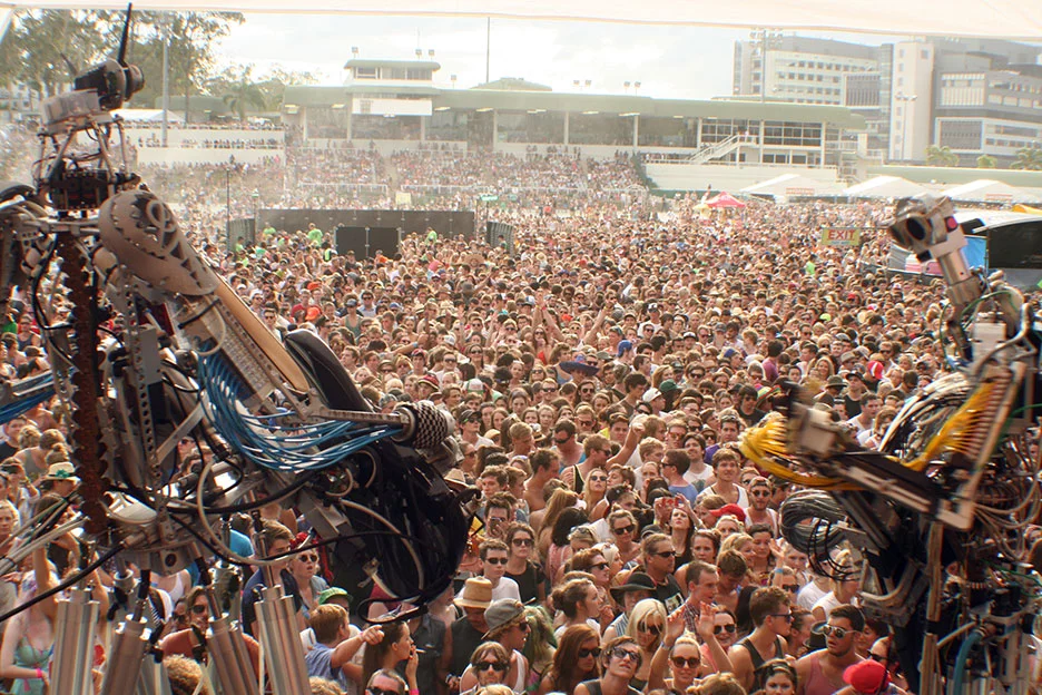 The folks behind robotic rock band Compressorhead are hoping that crowdfunsing will help them create a new lead singer