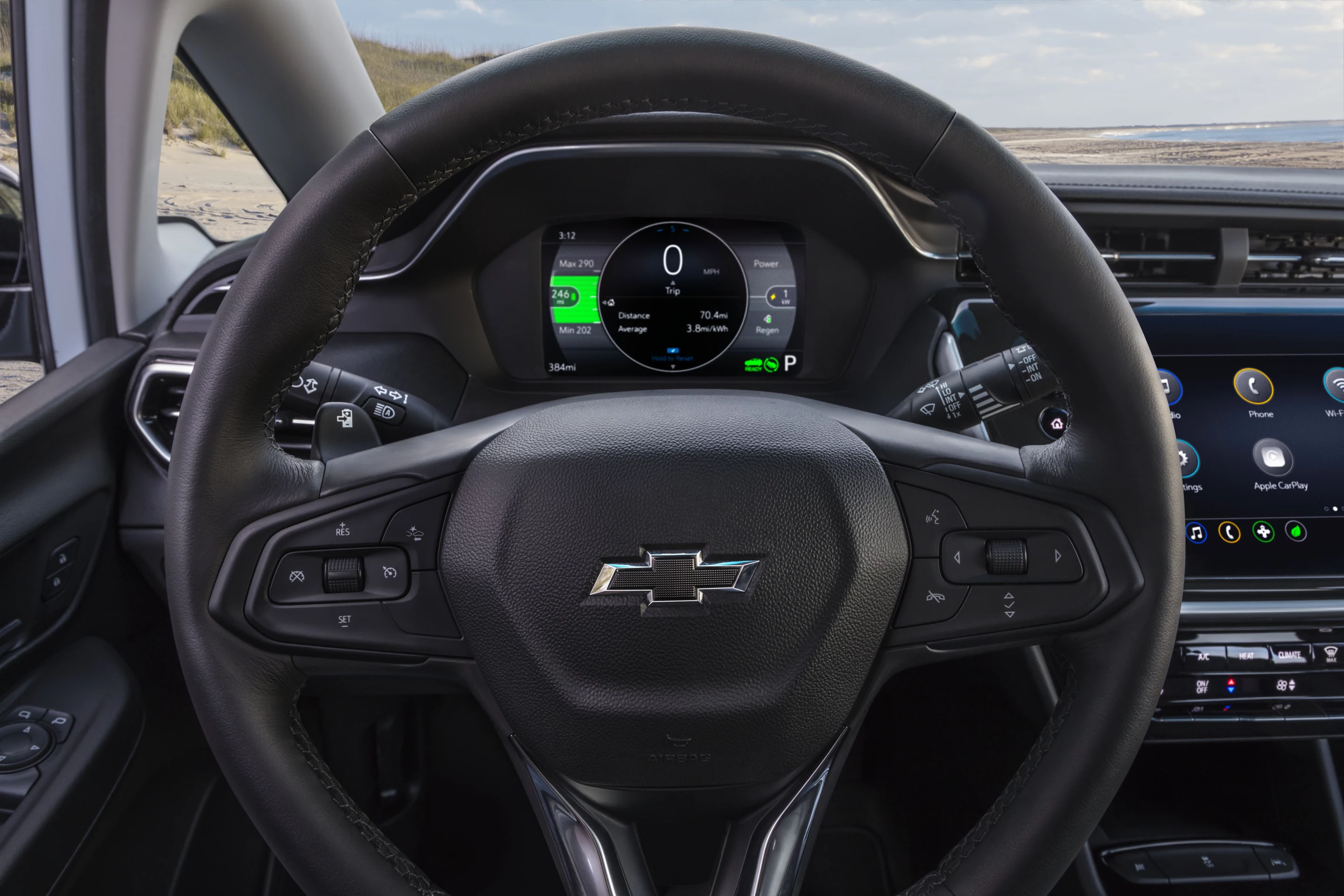 Steering wheel and dash