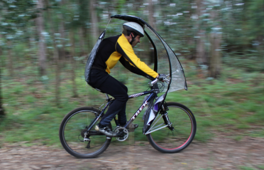 The LeafxPro's creators claim the design is aerodynamic to the point that riding in winds of up to 80 km/h (50 mph) will cause no issues