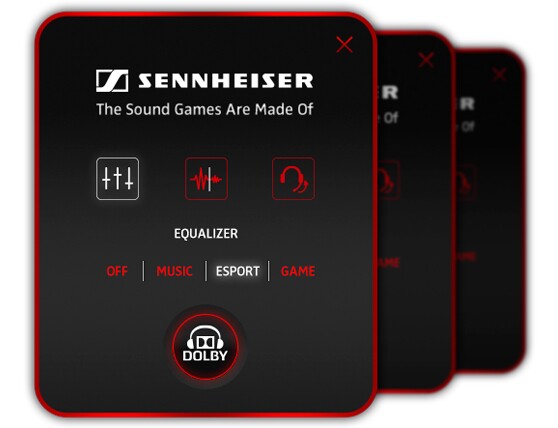 Equalizer software adds the ability to set which of four settings are enabled when the user presses the button on the dongle