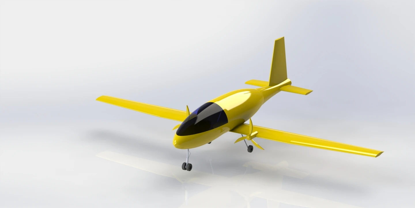 An all-electric design by first place undergraduate winner from the University of California at Davis is dubbed "Bladessa"