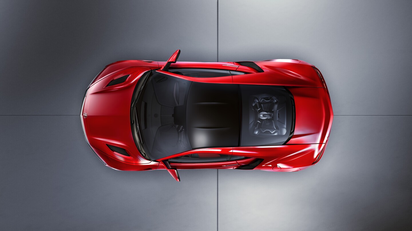 The production spec Acura NSX Version 2.0