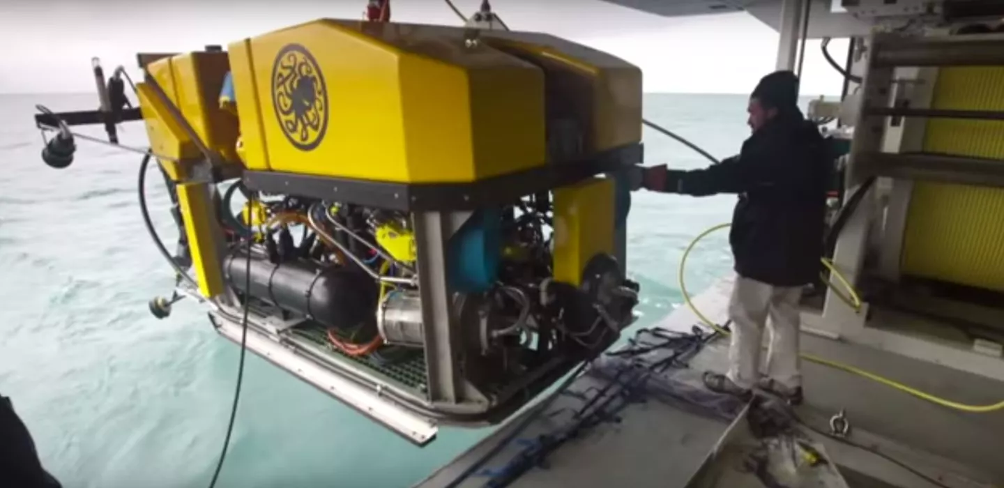 The ROV used to recover the bell of HMS Hood