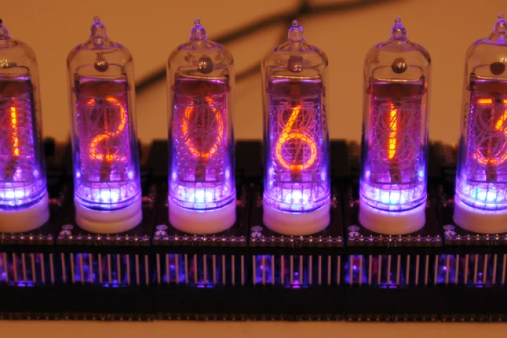 The Smart Nixie Tube display can be programmed to serve a variety of purposes, from clock to stock ticker