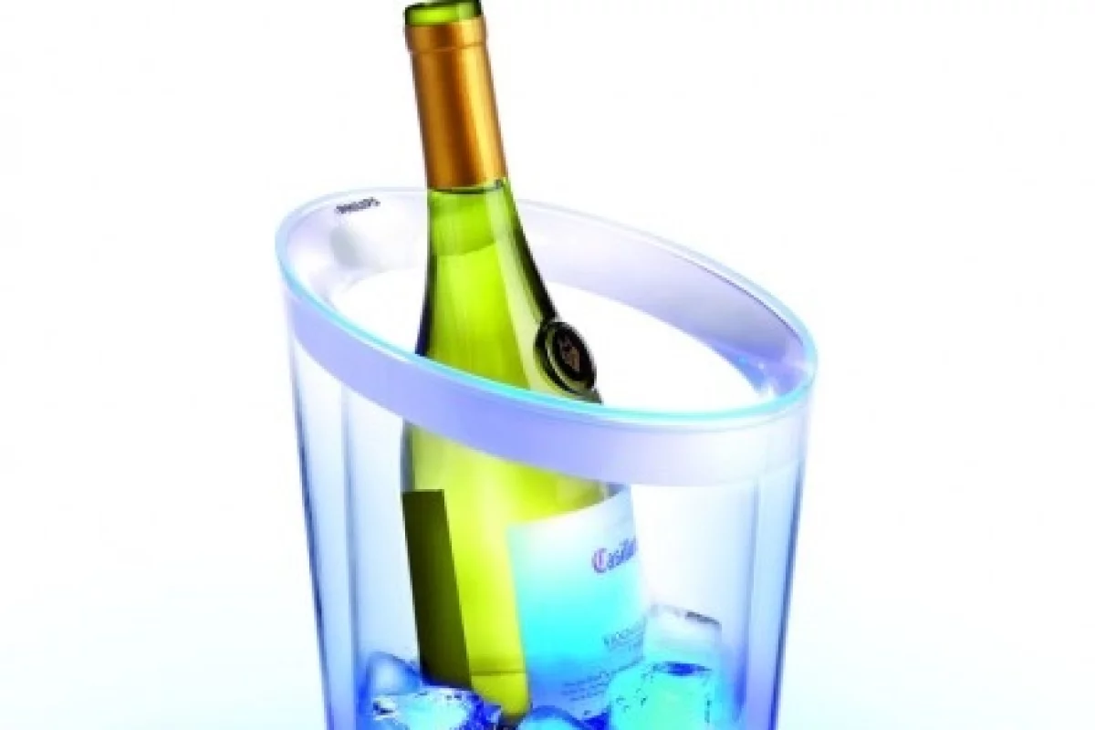 Philips LED-illuminated wine cooler