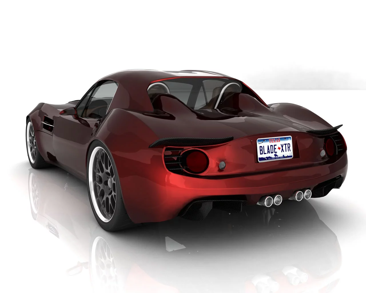 Bailey Blade XTR roadster rear angle view (Photo: BXR Motors)
