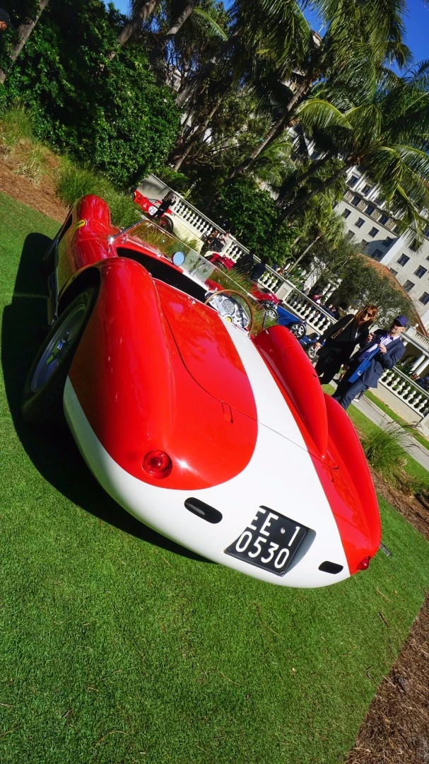 Ferrari 500 TRC Scaglietti Spider rear view