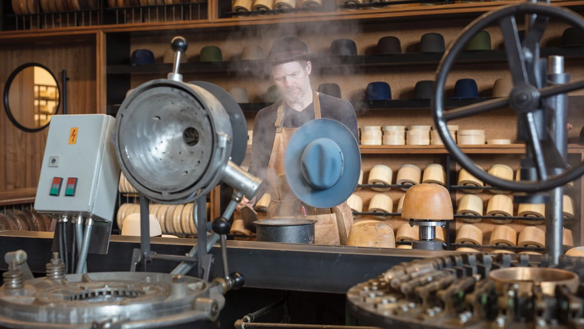 High-profile firm SOM turned a 100-year-old decommissioned fire station in Chicago into a LEED Silver (a green building standard)-certified workshop and headquarters for Optimo