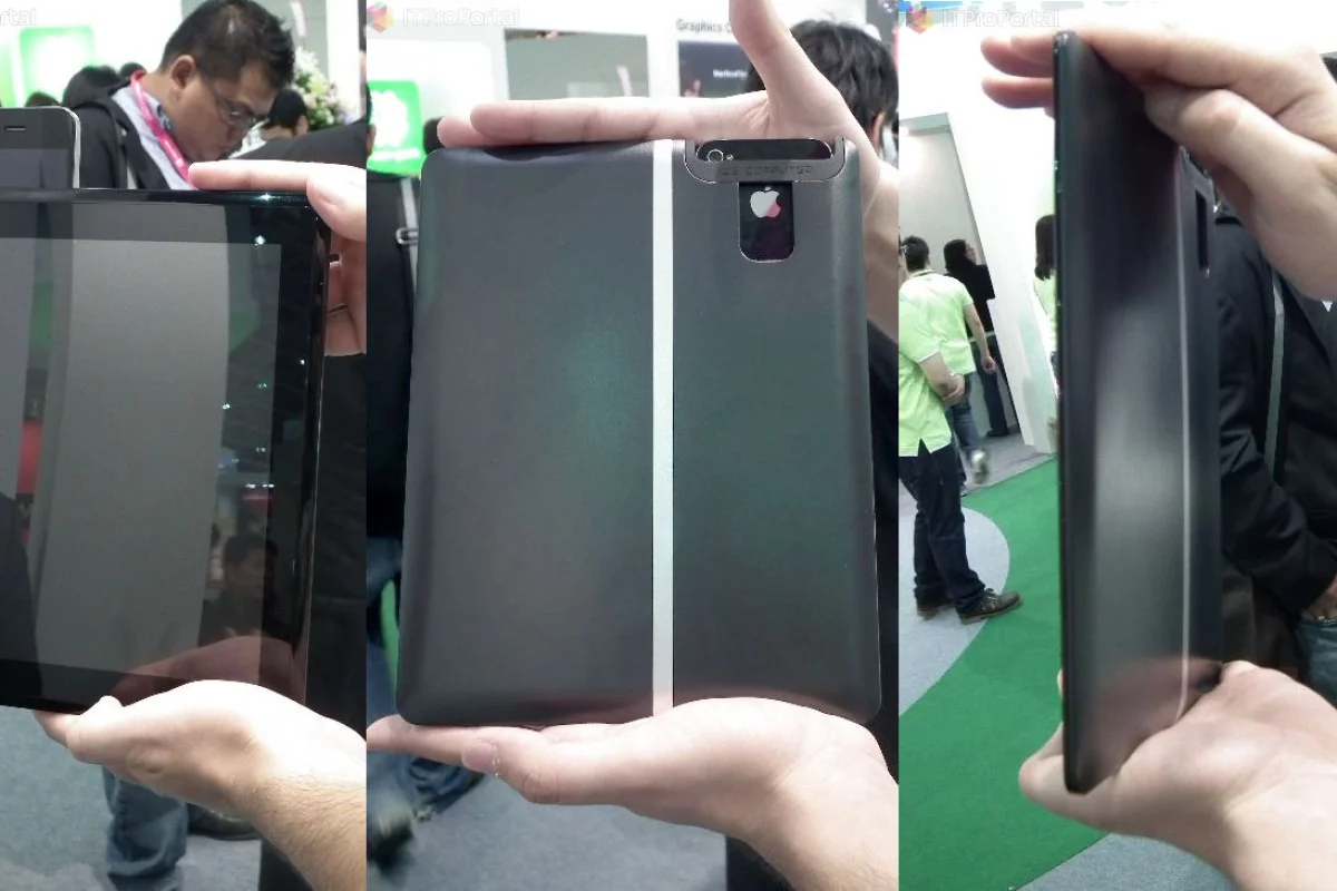 ICE Computer has shown a tablet-sized device that can dock an smartphones and display its contents on a 9.7-inch screen
