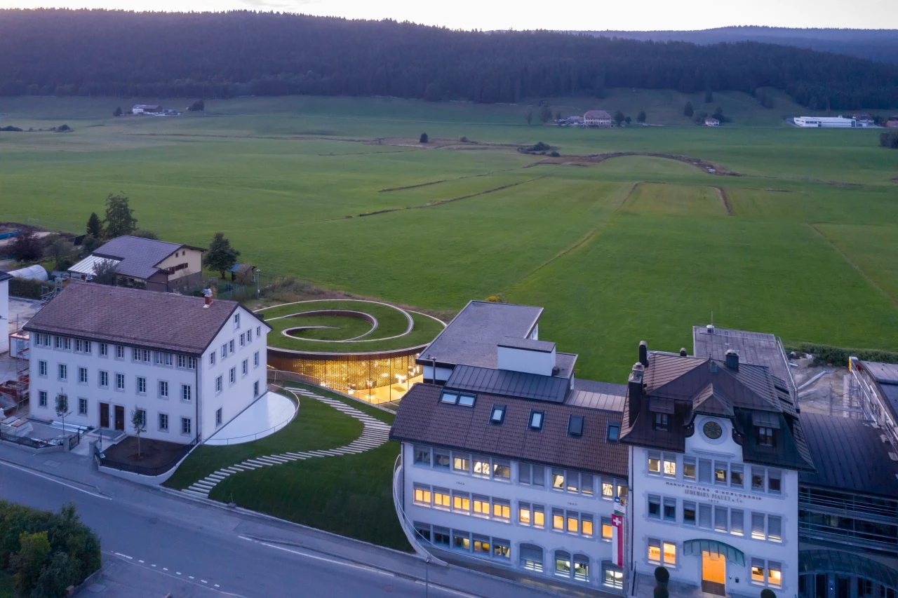Musée Atelier Audemars Piguet is located among the historical complex of workshops and factories in Le Brassus in La Vallée de Joux, Switzerland