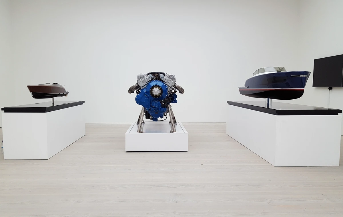 The Aeroboat S6 made its debut at the Saatchi Gallery in London