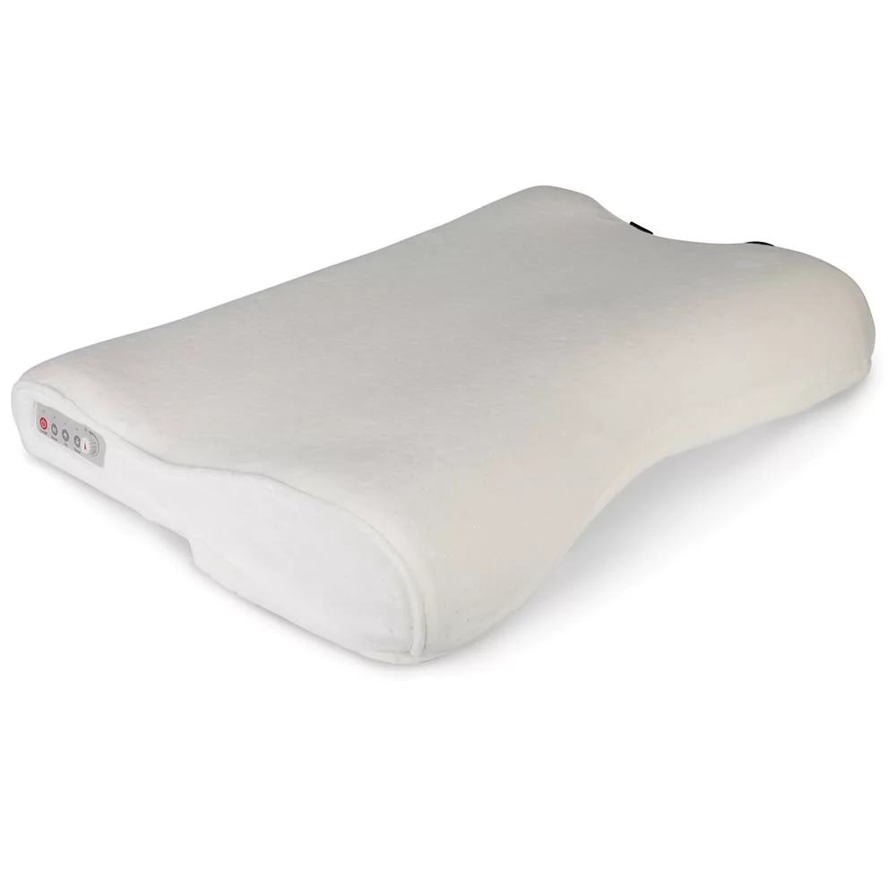 Just as an intermittent snort evolves into deep-rooted nasal rumblings and the partner rolls over to awaken the culprit, the pillow inflates an internal bladder, causing the user to adjust their sleeping position