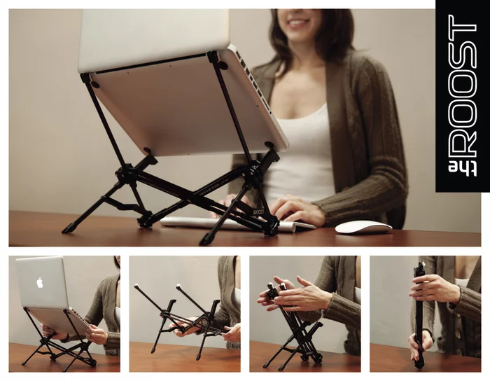 The Roost is designed to be collapsed and carried around