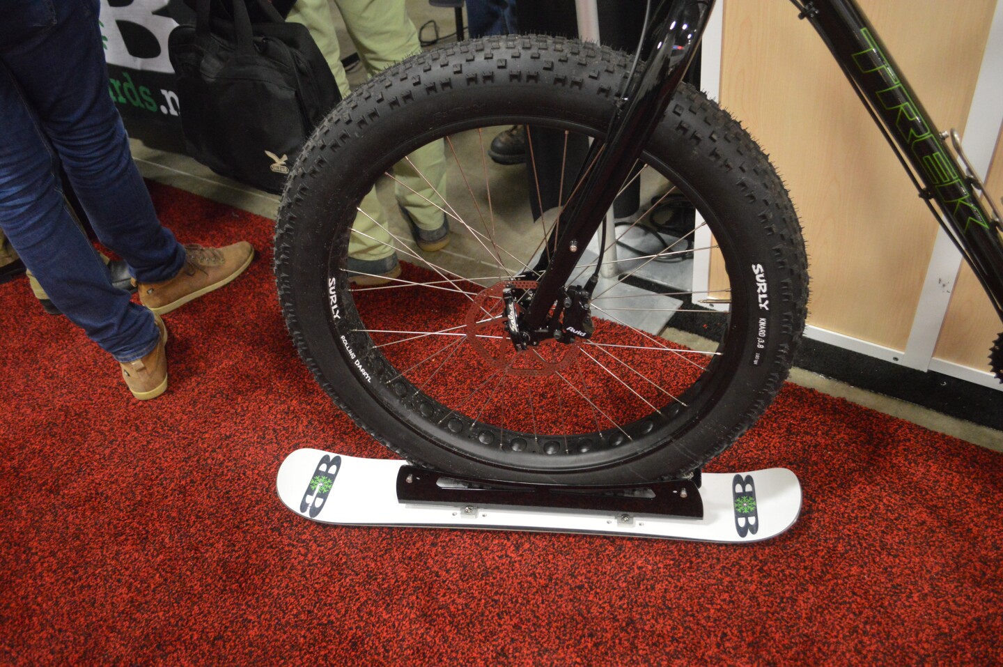 BikeBoards take your bike skiing