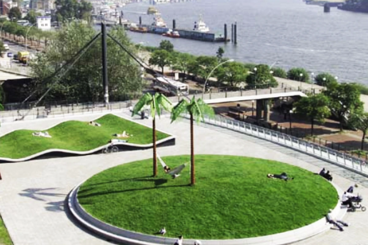 The green network is designed to encourage outdoor activities along with mitigating the impact of climate change and flooding
