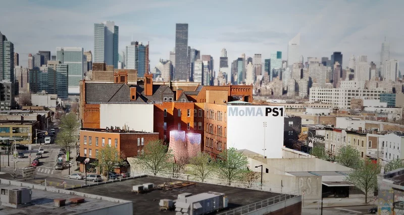 Hy-Fi will be built with bricks grown from corn stalks and living root structures