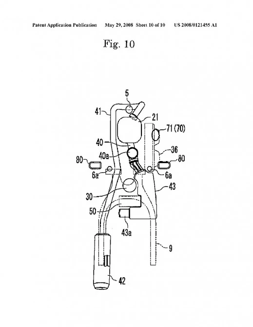 The motor with the CVT drive shown