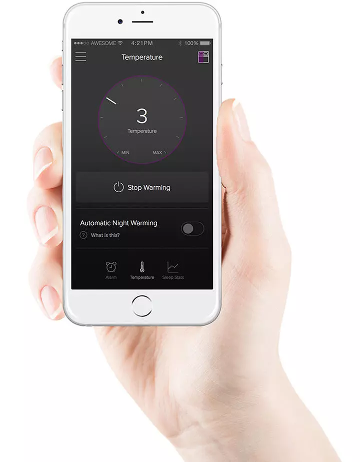 Another noteworthy feature of Luna's connected mattress cover include the ability to use your smartphone as a remote