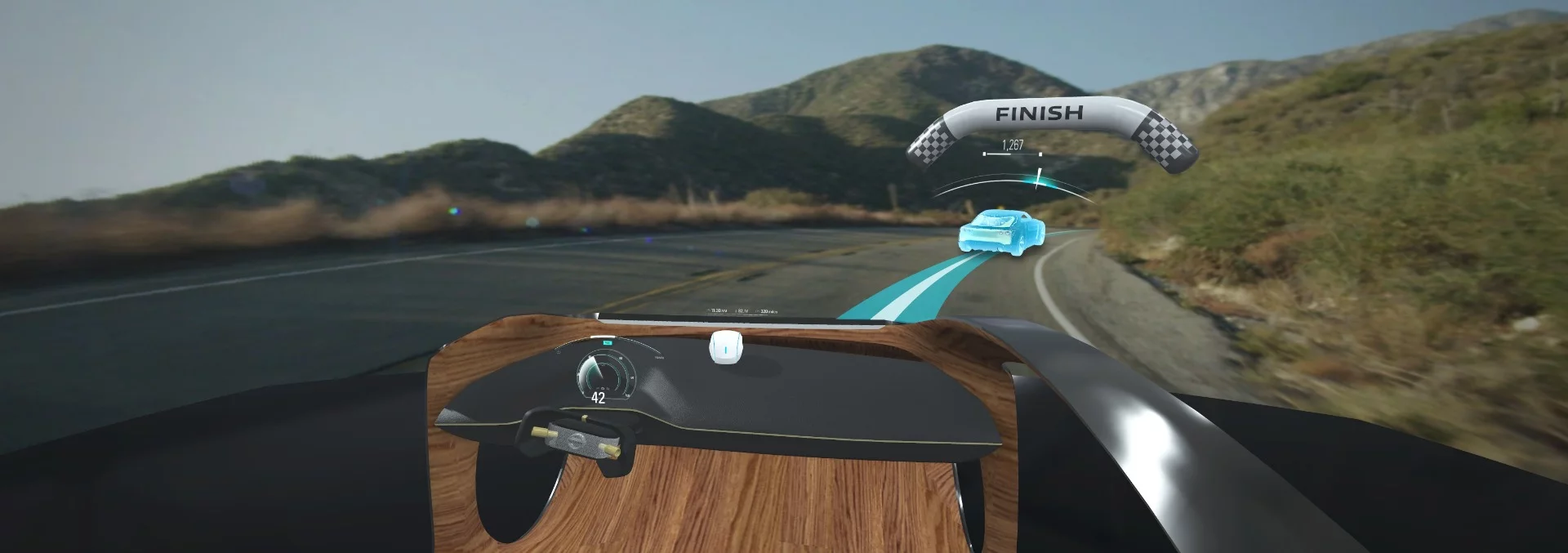 Using the sensors already in play for tech like Nissan’s ProPilot system, the I2V can map a 360-degree view of the spaces around the car