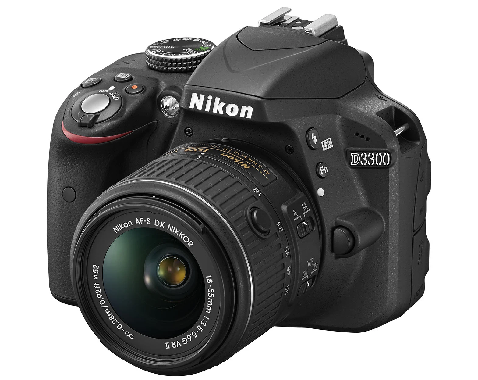 The Nikon D3300 will be bundled with a new smaller 18-55-mm kit lens