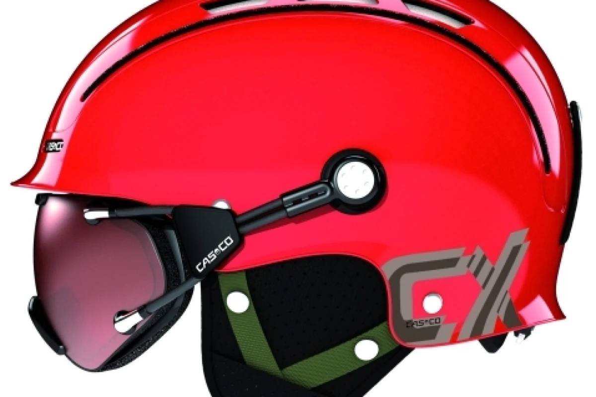 Casco CX helmet with goggles