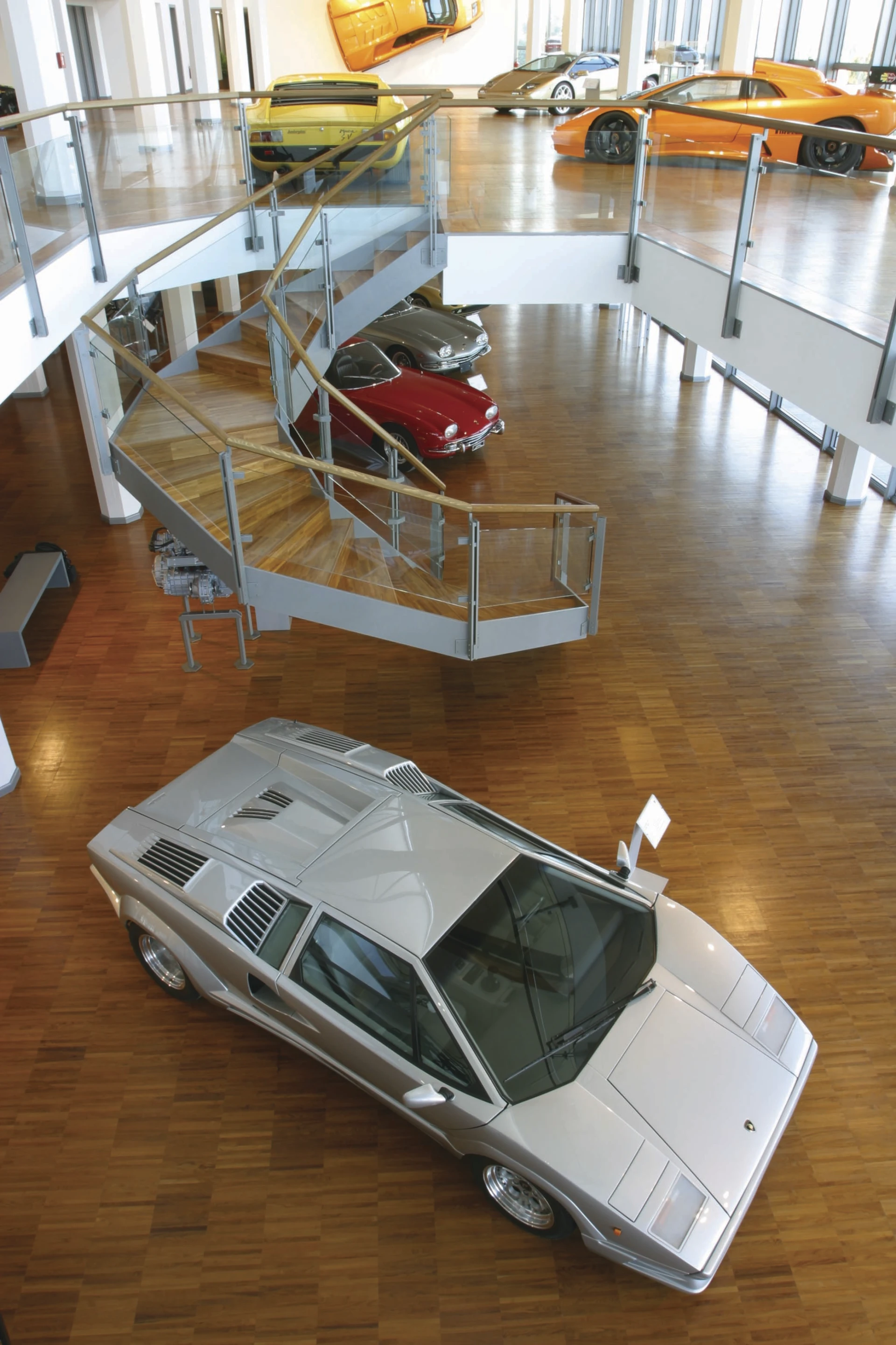 Lamborghini's museum in Sant'Agata Bolognese, is both an impressive architectural statement and an automotive wunderland of historic proportions