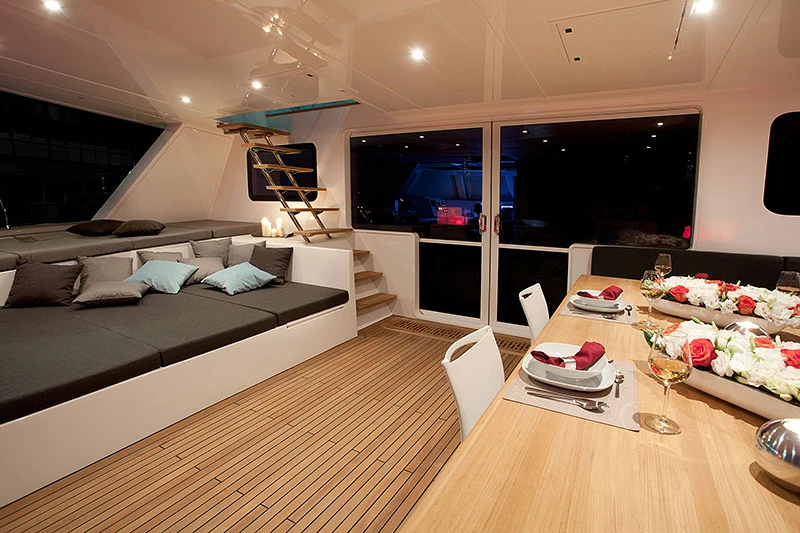 The Sunreef 80 interior