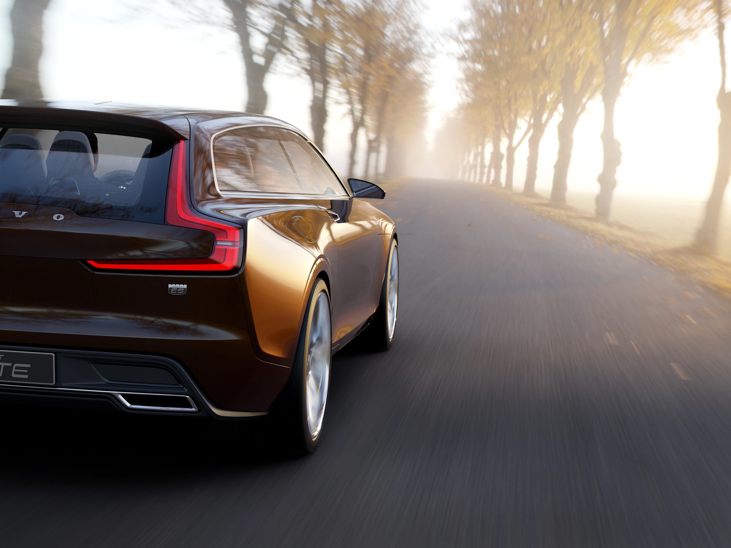 The rear light treatments are similar to today’s production models but with a new twist