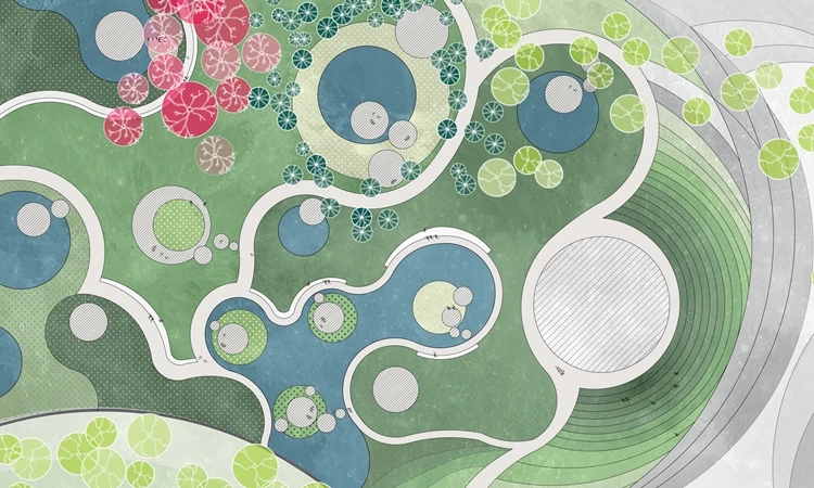 Binhai Eco City will have its different ecologies spread throughout site