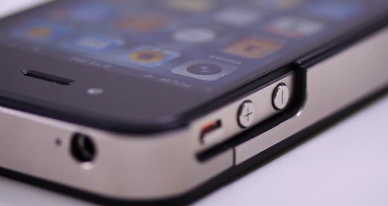The EnerPlex keeps the iPhone's buttons, charge port and camera clear