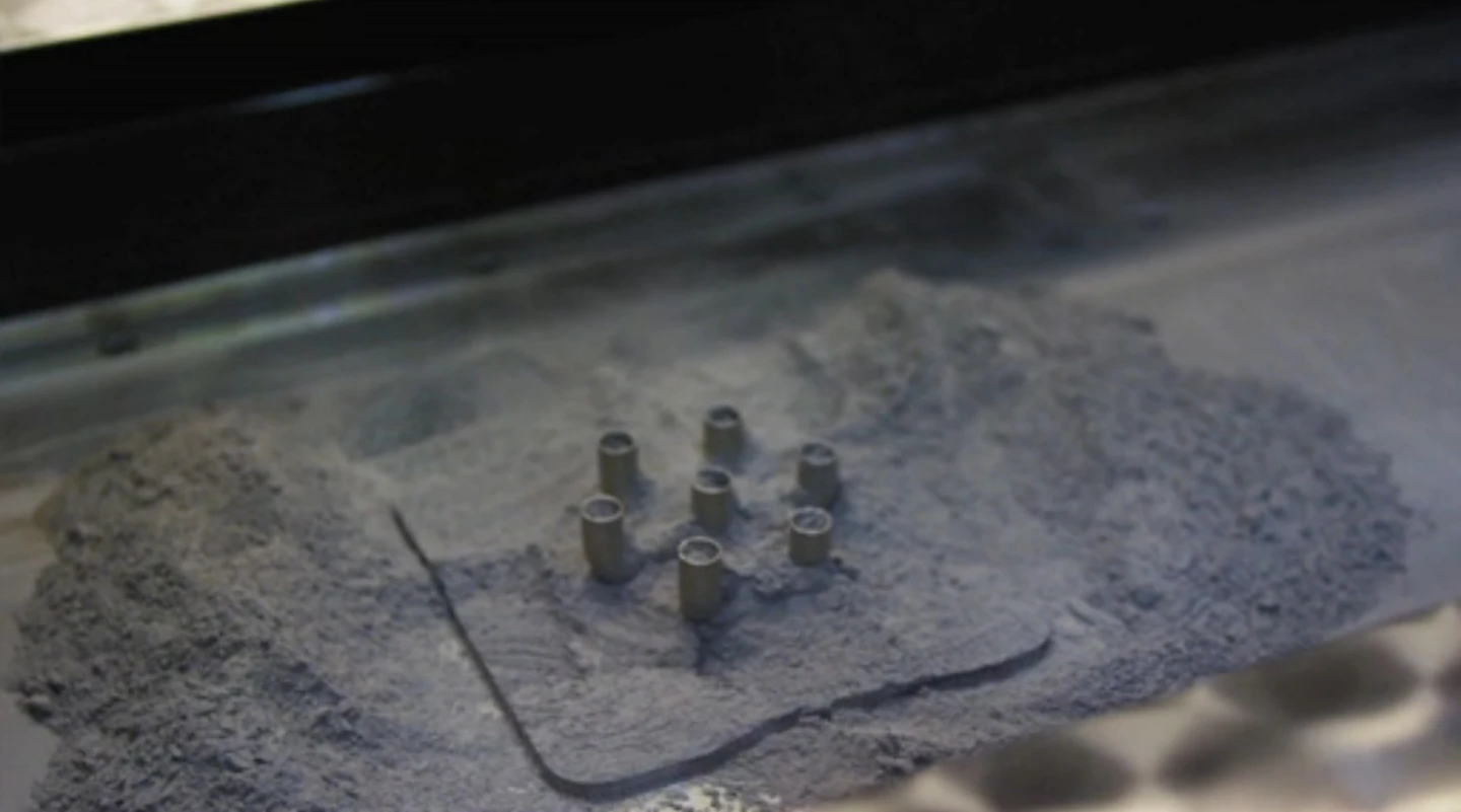 M2 Cusing Machine in operation (Image: NASA)