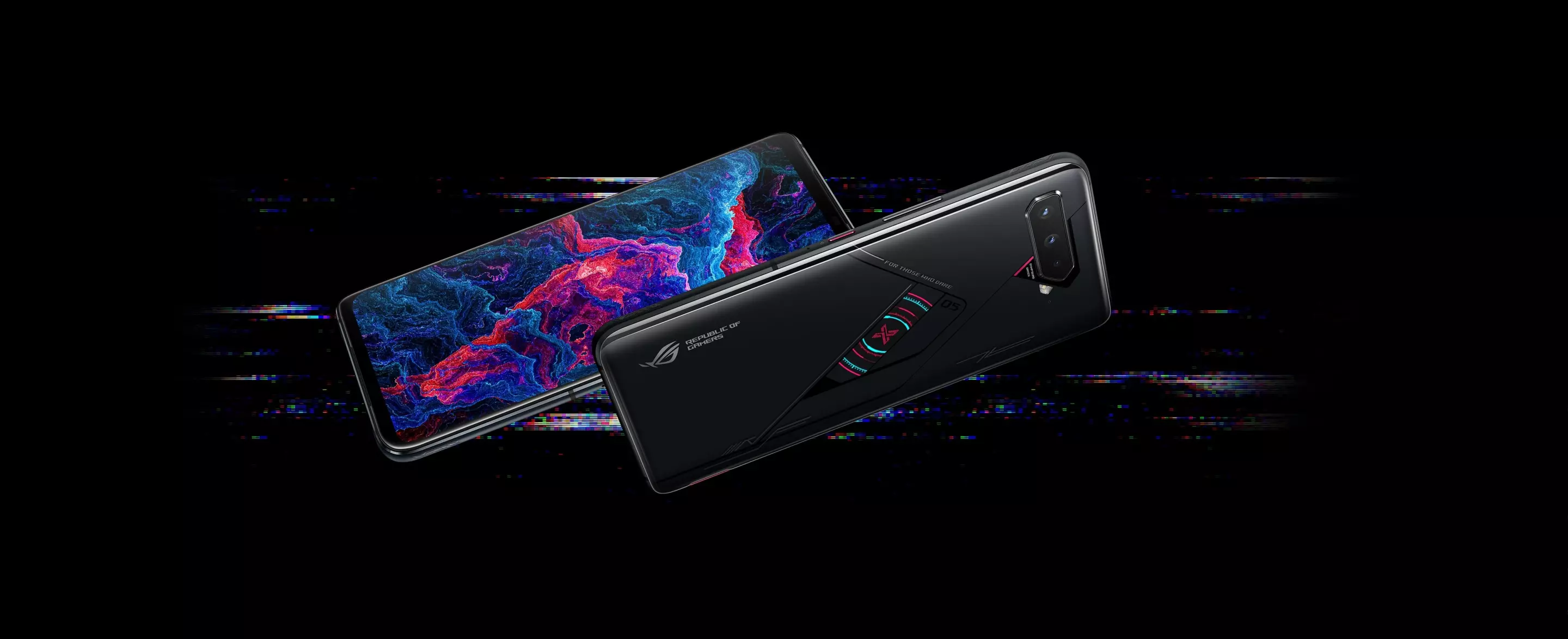 Both the ROG Phone 5s and 5s Pro (shown) are built around Qualcomm's latest flagship mobile platform, the Snapdragon 888 Plus 5G