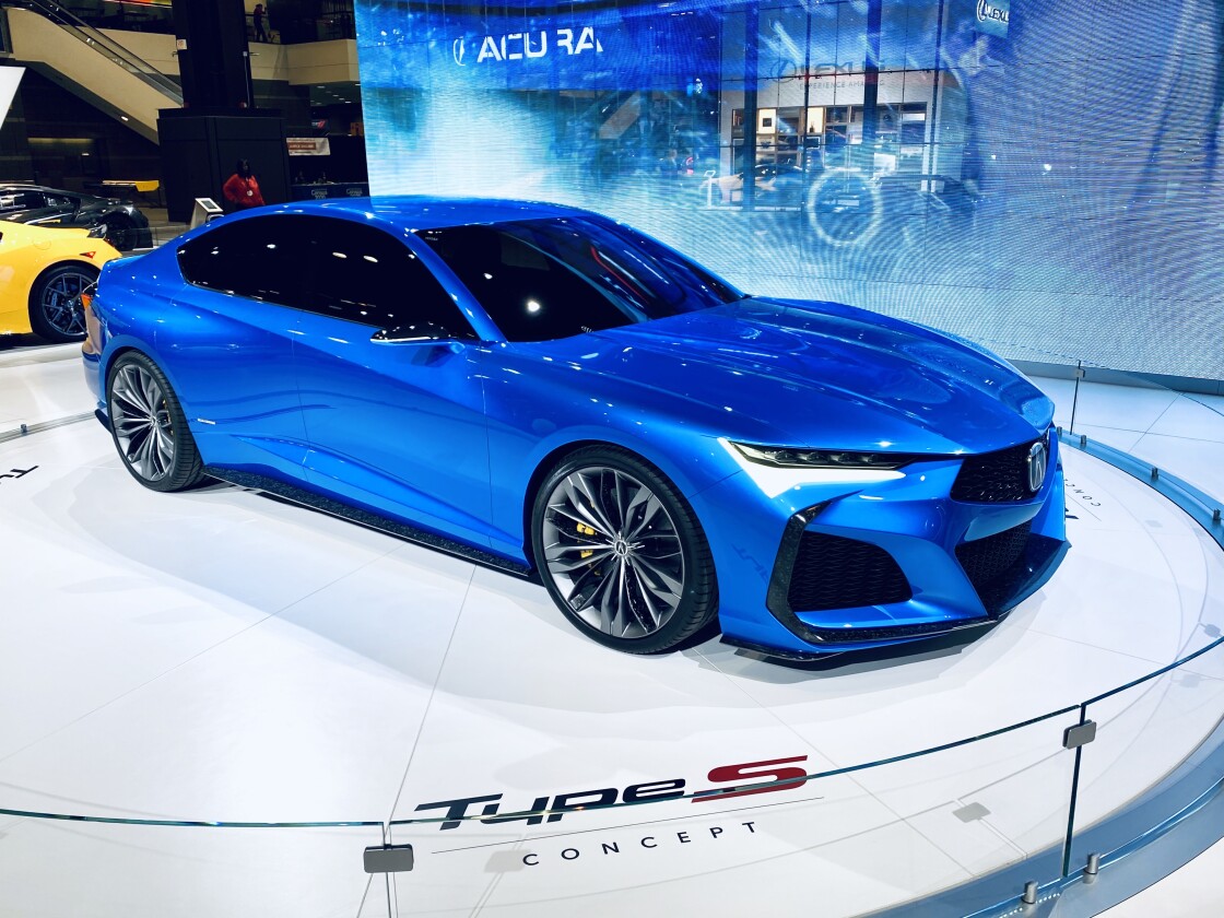Acura is quite justifiably proud of this Type S Concept, which is being shown in Chicago