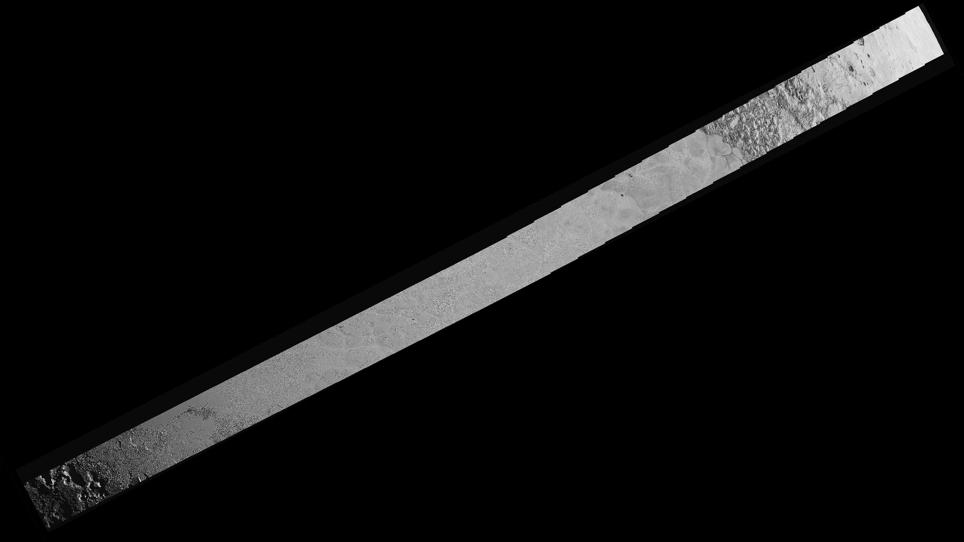 Themosaic contains some of the highest resolution images ever capturedof the dwarf planet Pluto