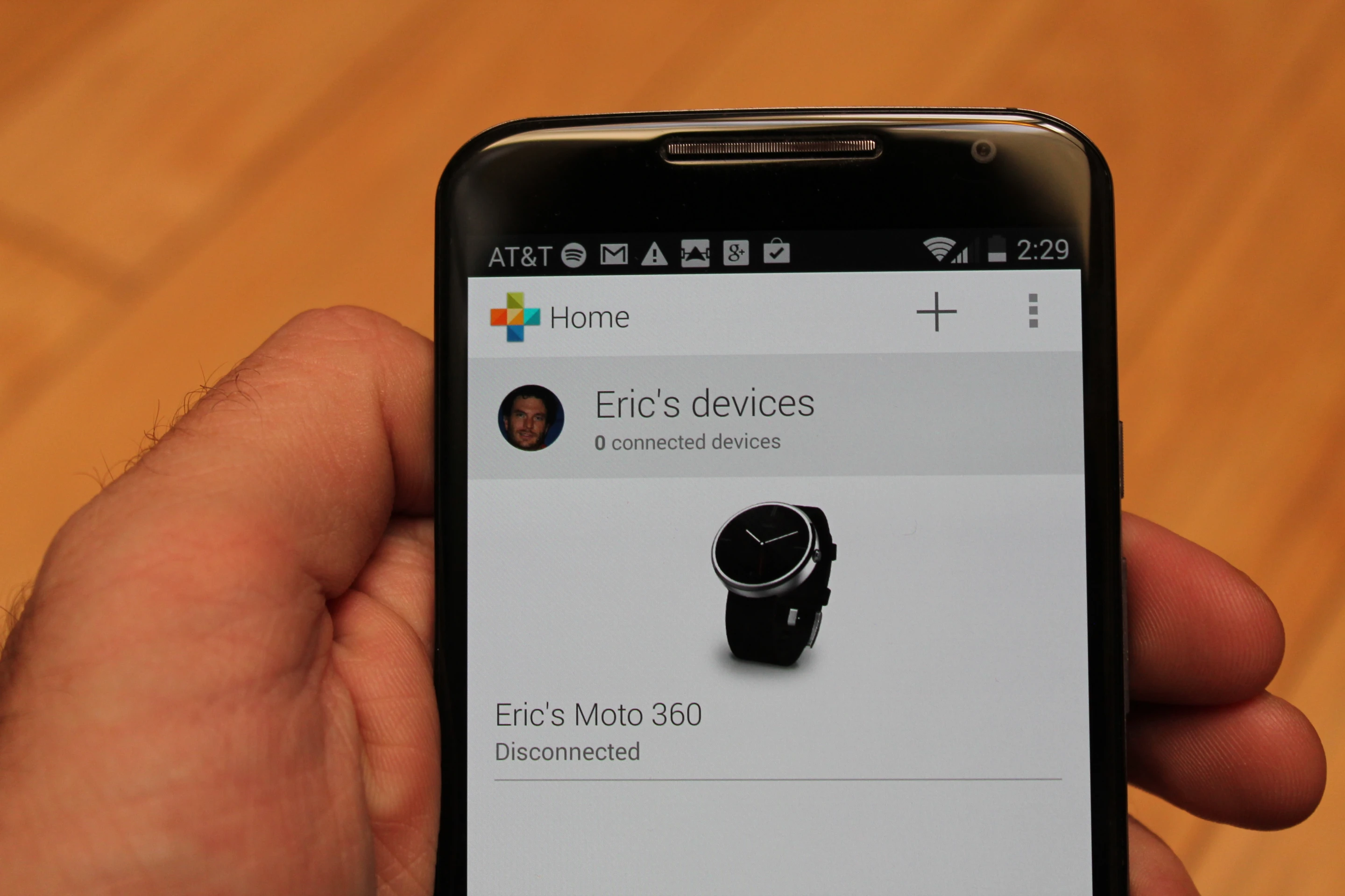 Moto Connect manages other Motorola devices (Photo: Eric Mack/Gizmag.com)