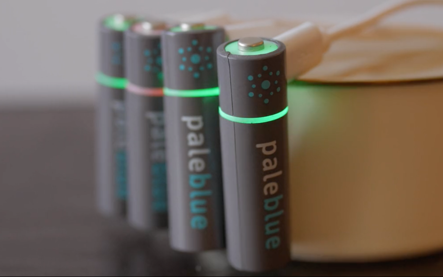 A built-in LED charging indicator on the batteries makes it easy to know when the job is done
