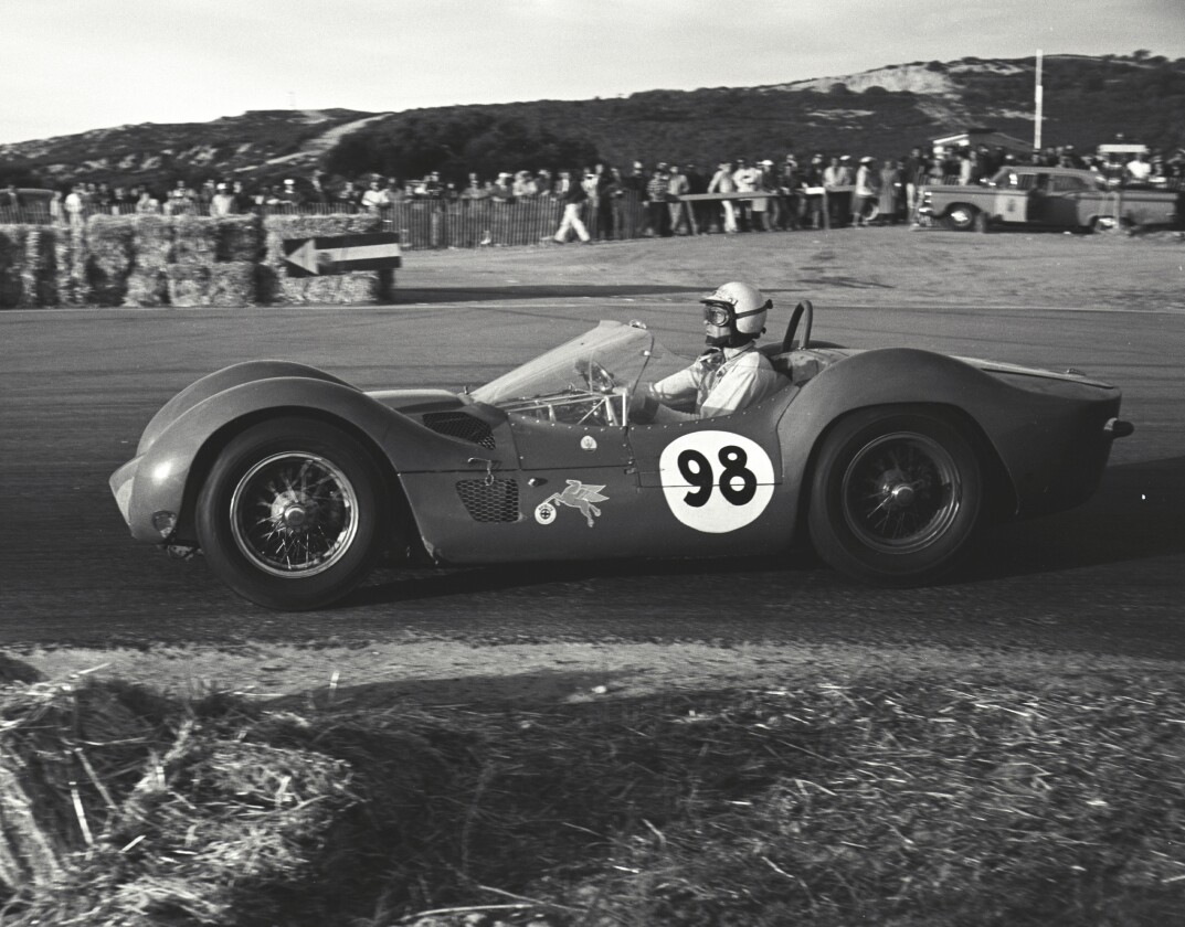 Carroll during his racing career