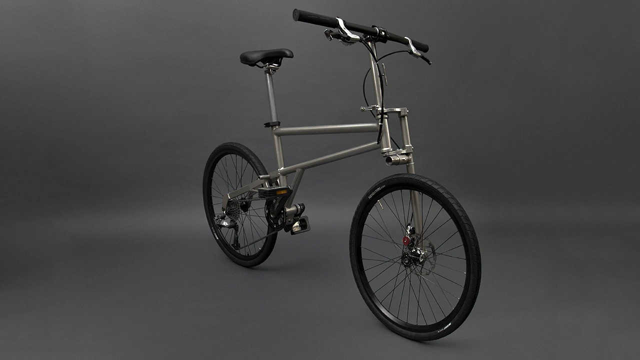 Other features include spring-loaded locking mechanisms to help keep the bike feeling rigid, internally-routed cables, disc brakes, and a 9-speed transmission