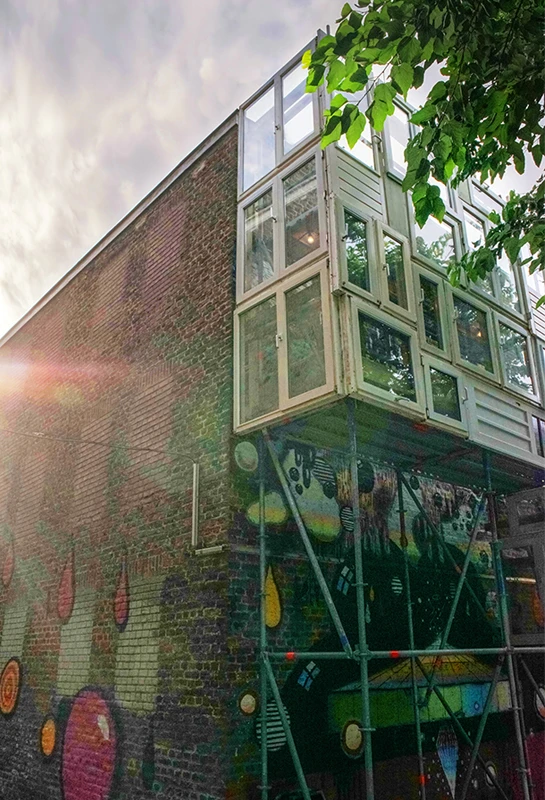 The Bow-House was constructed this year (Photo: Laurent Clement)
