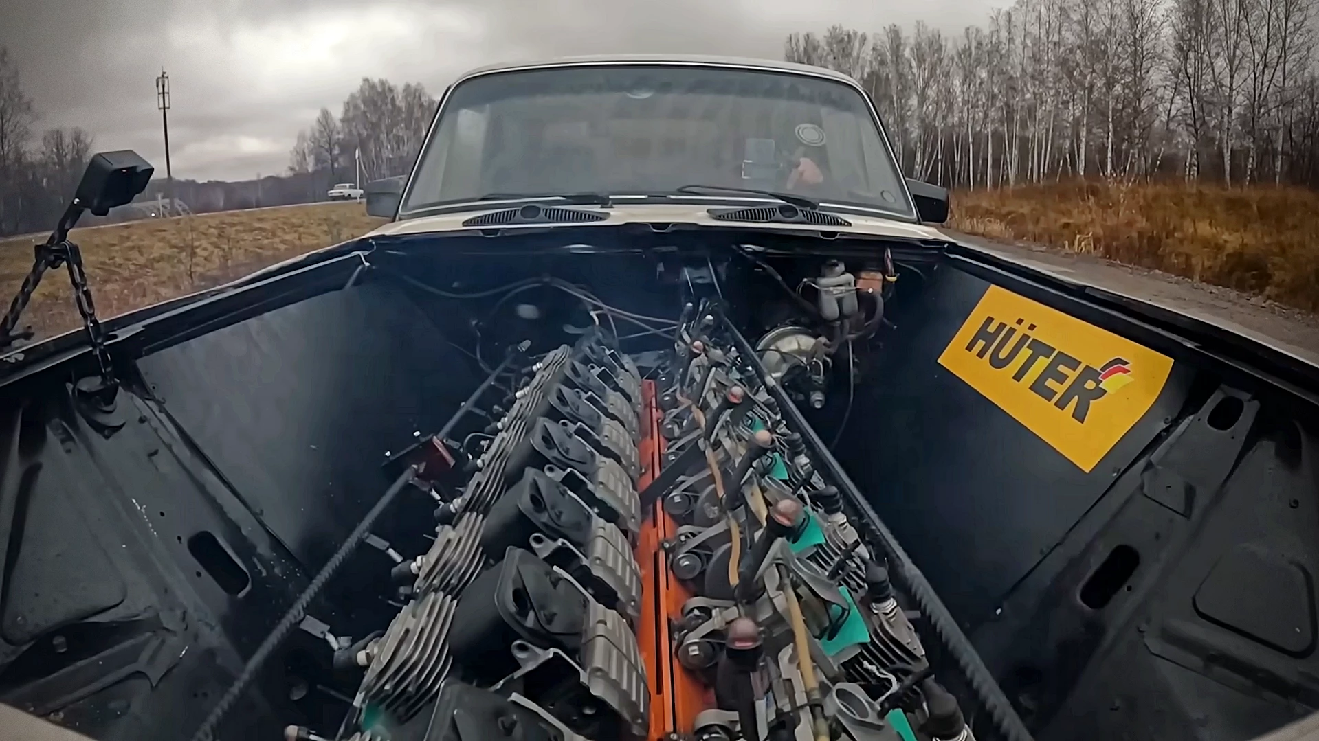 This V16 Lada goes from 0 to 37 mph in around 26 seconds