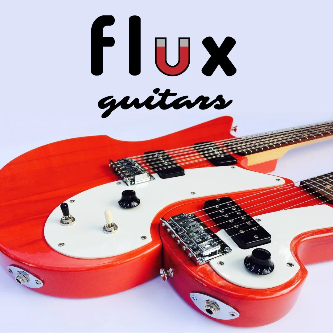 When the mini is connected to the main body using a patent-pending neodymium magnetic mechanism, the signal automatically feeds through to the upper guitar's output path