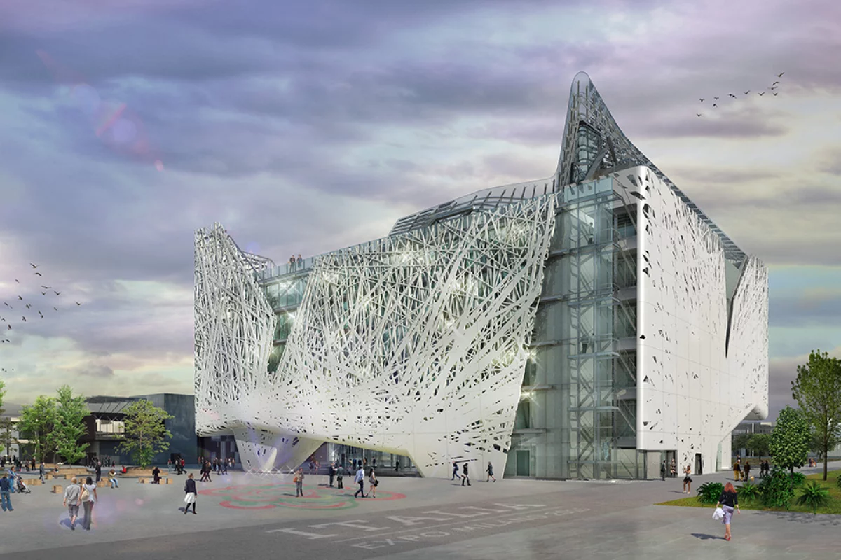 Italian architectural firm, Nemesi & Partners has revealed its plans to clad Palazzo Italia in Milan with an air-purifying façade
