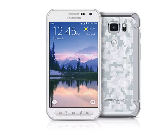 The Galaxy S6 Active trades the GS6's sexy glass and aluminum construction for a bulky, plastic build that shields the phone from the elments
